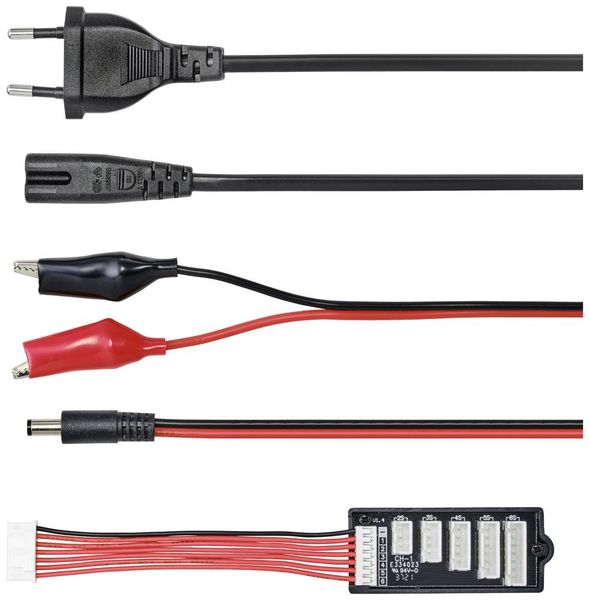 Produktbild: Reely V-Charger ECO 80 Modellbau-Multifunktionsladeger&auml;t 100 V, 240 V, 12 V 10 A Blei, NiMH, NiCd, LiPo, LiIon, LiHV, Blei-Calcium