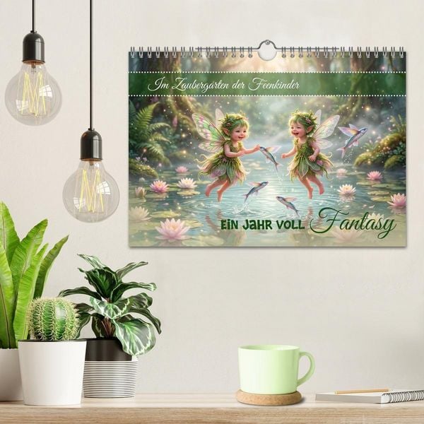 Produktbild: Im Zaubergarten der Feenkinder (Wandkalender 2027 DIN A4 quer), CALVENDO Monatskalender