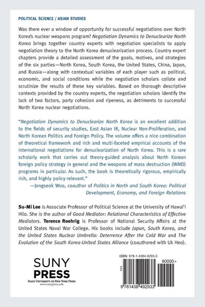 Produktbild: Negotiation Dynamics to Denuclearize North Korea