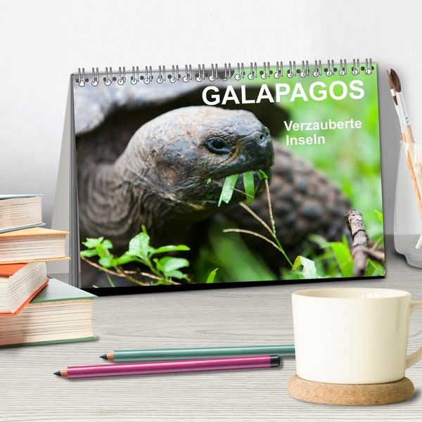 Produktbild: Galapagos. Verzauberte Inseln (Tischkalender 2026 DIN A5 quer), CALVENDO Monatskalender