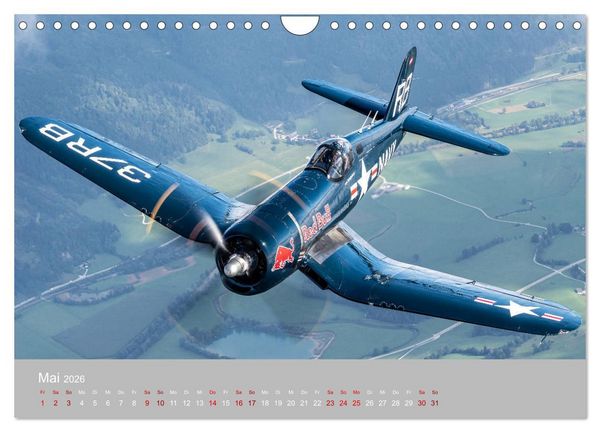 Produktbild: Fliegende Legenden - Warbirds (Wandkalender 2026 DIN A4 quer), CALVENDO Monatskalender