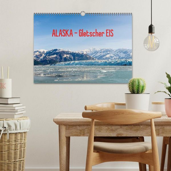 Produktbild: ALASKA Gletscher EIS (Wandkalender 2026 DIN A3 quer), CALVENDO Monatskalender