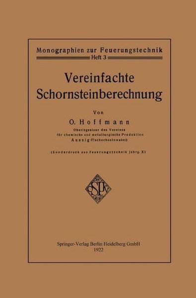 Produktbild: Vereinfachte Schornsteinberechnung