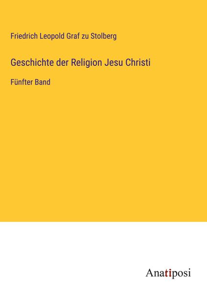 Produktbild: Geschichte der Religion Jesu Christi