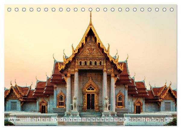 Produktbild: Magical Thailand (Desk Calendar 2026 DIN A5 landscape), CALVENDO 12 Month DeskCalendar