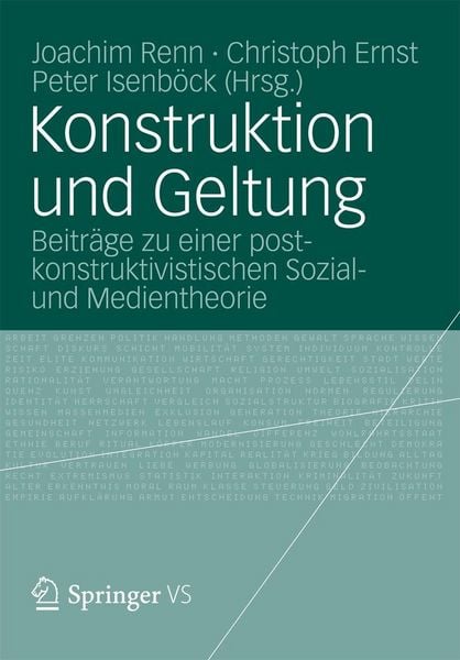 Produktbild: Konstruktion und Geltung