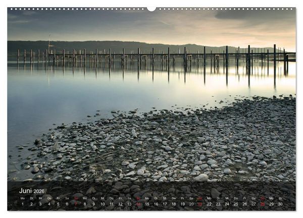 Produktbild: Stimmungsvoller Bodensee (hochwertiger Premium Wandkalender 2026 DIN A2 quer), Kunstdruck in Hochglanz