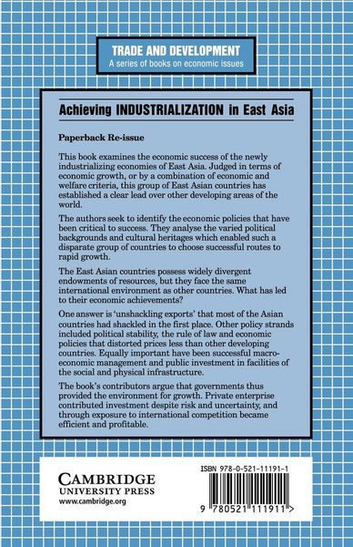 Produktbild: Achieving Industrialization in East Asia
