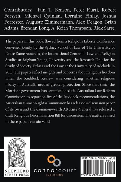 Produktbild: Religious Freedom in Australia - a new Terra Nullius?