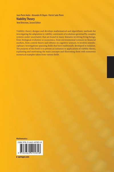 Produktbild: Viability Theory