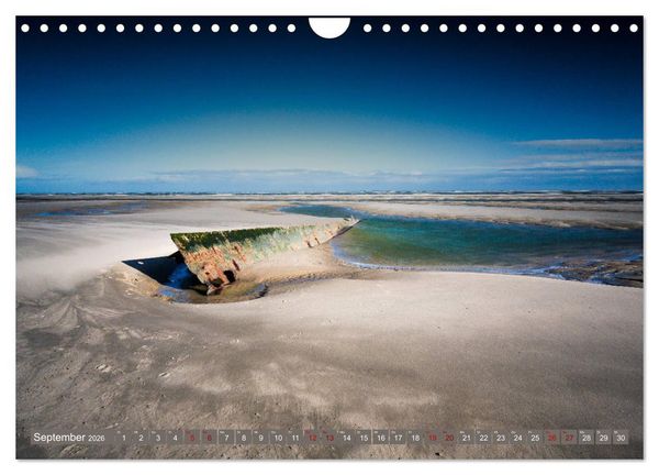 Produktbild: Einzigartiges Spiekeroog (Wandkalender 2026 DIN A4 quer), CALVENDO Monatskalender