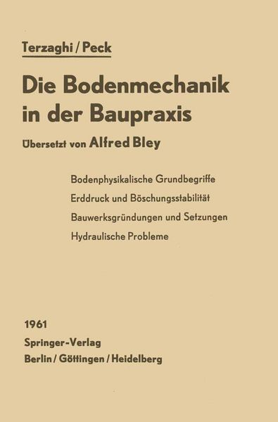 Produktbild: Die Bodenmechanik in der Baupraxis