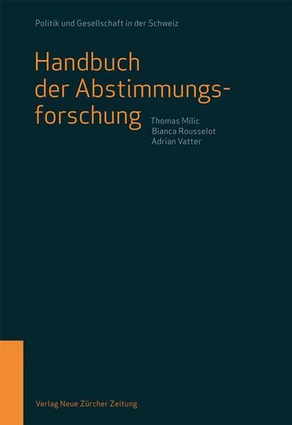 Produktbild: Handbuch der Abstimmungsforschung