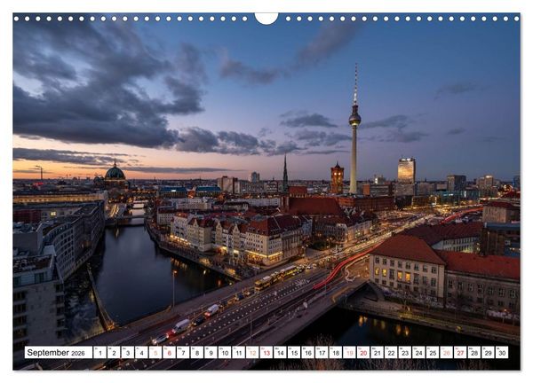 Produktbild: Faszination Berlin - Stadtansichten zwischen Himmel und Spree (Wandkalender 2026 DIN A3 quer), CALVENDO Monatskalender