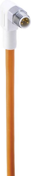 Produktbild: Belden 934732001-1 Sensor-/Aktor-Steckverbinder, konfektioniert M8 Stecker, gewinkelt 2.00 m Polzahl Sensoren: 3 1 St.