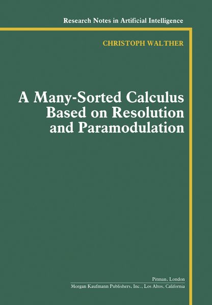 Produktbild: A Many-Sorted Calculus Based on Resolution and Paramodulation