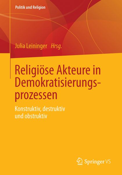 Produktbild: Religi&ouml;se Akteure in Demokratisierungsprozessen