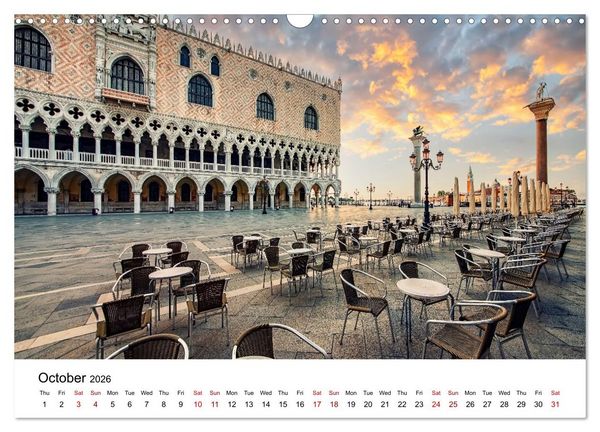 Produktbild: Beautiful Venice (Wall Calendar 2026 DIN A3 landscape), CALVENDO 12 Month Wall Calendar