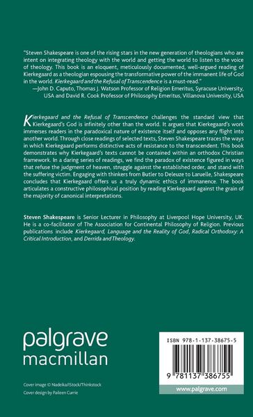 Produktbild: Kierkegaard and the Refusal of Transcendence