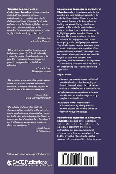 Produktbild: Narrative and Experience in Multicultural Education