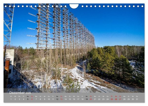 Produktbild: Tschernobyl - In der Sperrzone (Wandkalender 2026 DIN A4 quer), CALVENDO Monatskalender
