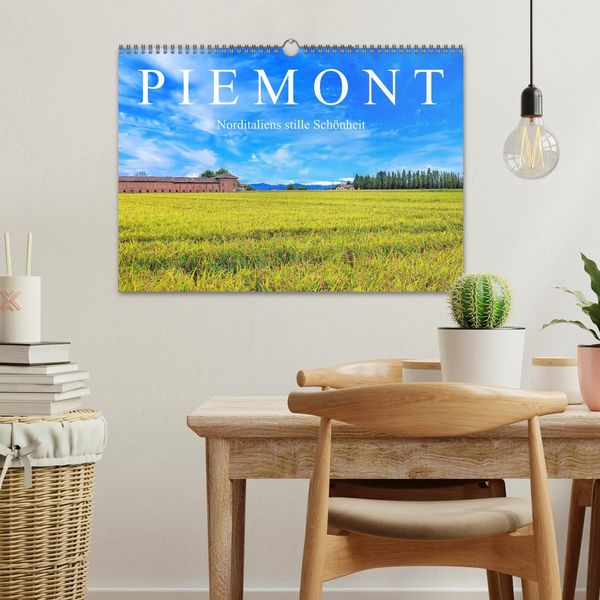 Produktbild: Piemont - Norditaliens stille Sch&ouml;nheit (Wandkalender 2026 DIN A3 quer), CALVENDO Monatskalender