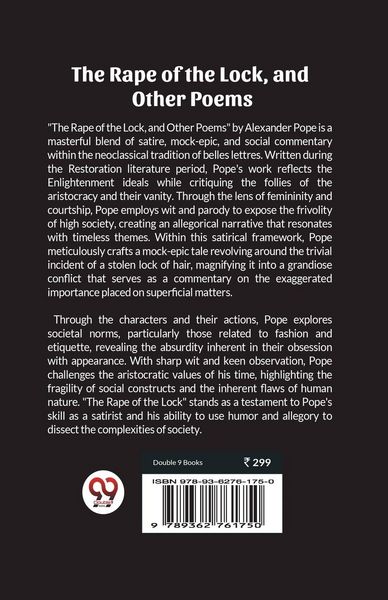 Produktbild: The Rape of the Lock, and Other Poems