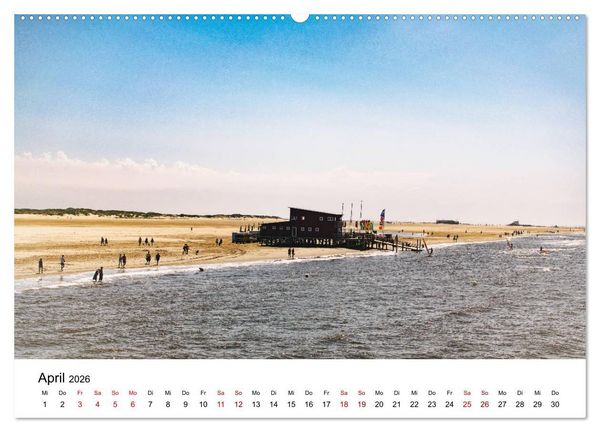 Produktbild: Sankt Peter-Ording. Licht, Schatten und Natur (hochwertiger Premium Wandkalender 2026 DIN A2 quer), Kunstdruck in Hochglanz