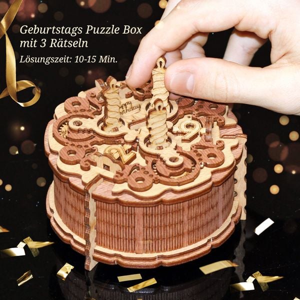 Produktbild: Gift Puzzle Box: Birthday Cake