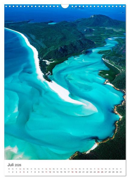 Produktbild: Australien - Eine unvergessliche Reise. (Wandkalender 2026 DIN A3 hoch), CALVENDO Monatskalender
