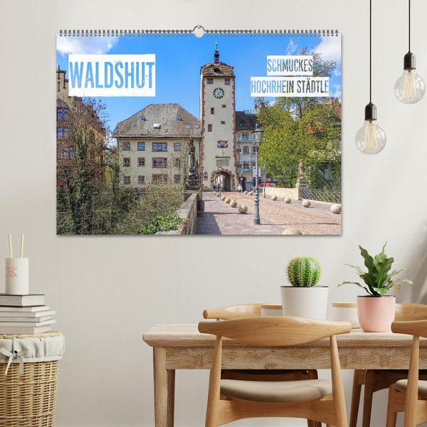 Produktbild: Waldshut - schmuckes Hochrhein St&auml;dtle (Wandkalender 2026 DIN A2 quer), CALVENDO Monatskalender