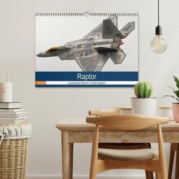 Produktbild: Lockheed Martin F-22A Raptor (Wall Calendar 2026 DIN A3 landscape), CALVENDO 12 Month Wall Calendar