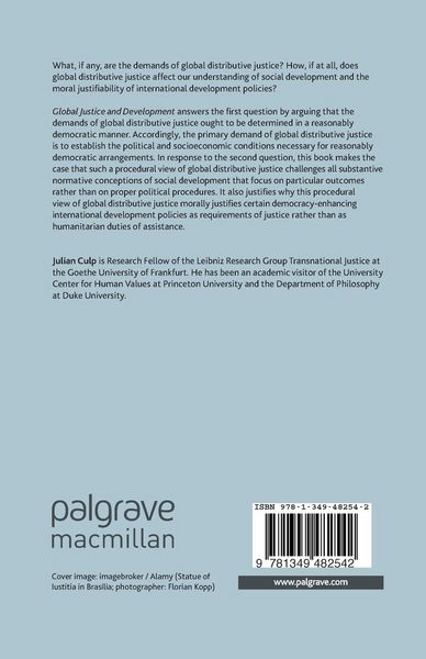 Produktbild: Global Justice and Development
