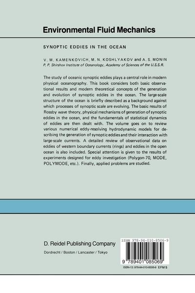 Produktbild: Synoptic Eddies in the Ocean