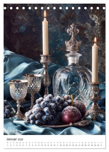 Produktbild: Barocke Pracht (Tischkalender 2026 DIN A5 hoch), CALVENDO Monatskalender