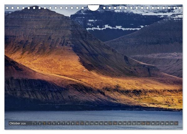 Produktbild: F&auml;r&ouml;er Inseln - Raue Landschaften im Atlantik (Wandkalender 2026 DIN A4 quer), CALVENDO Monatskalender