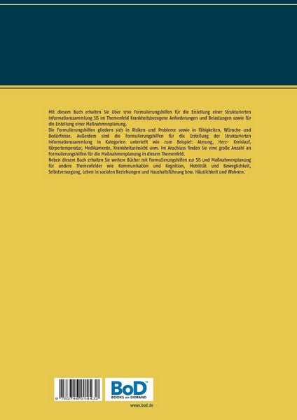 Produktbild: Formulierungshilfen f&uuml;r die Strukturierte Informationssammlung SIS und Ma&szlig;nahmenplanung