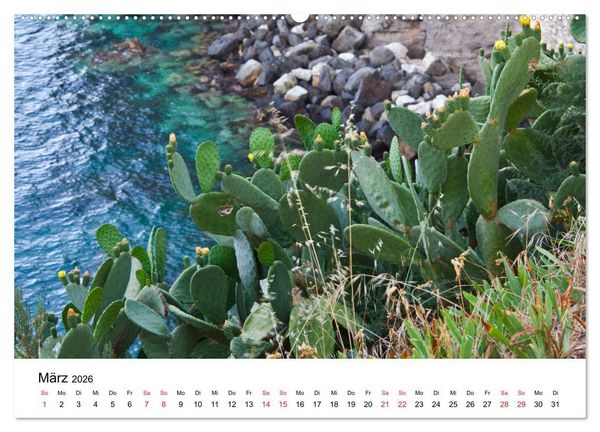 Produktbild: Auf den Liparischen Inseln (hochwertiger Premium Wandkalender 2026 DIN A2 quer), Kunstdruck in Hochglanz