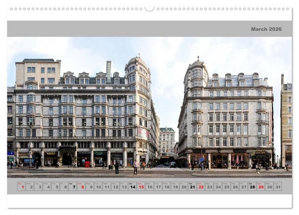 Produktbild: London Street Fronts 2026 / UK-Version (High Quality Premium Wall Calendar 2026 DIN A2 landscape),CALVENDO 12 Month Wall Calendar