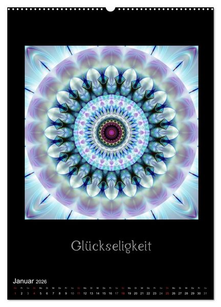 Produktbild: Mandalas - Spiegel der Seele (Wandkalender 2026 DIN A2 hoch), CALVENDO Monatskalender