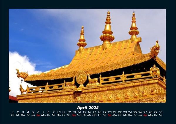 Produktbild: Tempel 2025 Fotokalender DIN A4