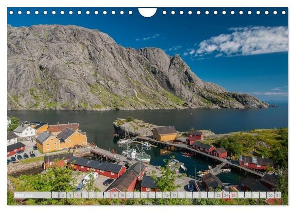 Produktbild: Norway / UK-Version (Wall Calendar 2026 DIN A4 landscape), CALVENDO 12 Month Wall Calendar