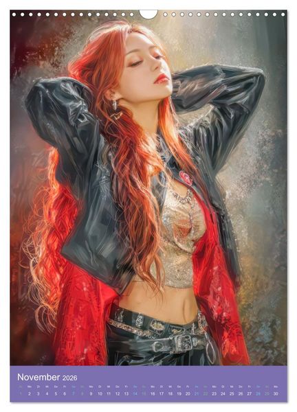 Produktbild: Popstars - Inspiriert vom Mangastil (Wandkalender 2026 DIN A3 hoch), CALVENDO Monatskalender