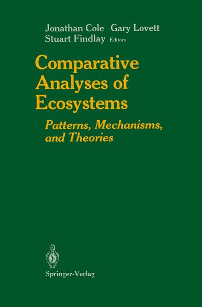 Produktbild: Comparative Analyses of Ecosystems