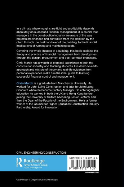Produktbild: Finance and Control for Construction