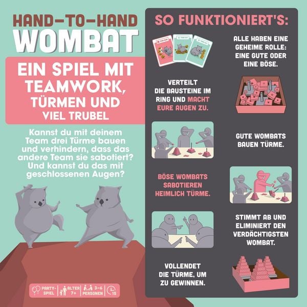 Produktbild: O'Brien, C: Hand-to-Hand Wombat