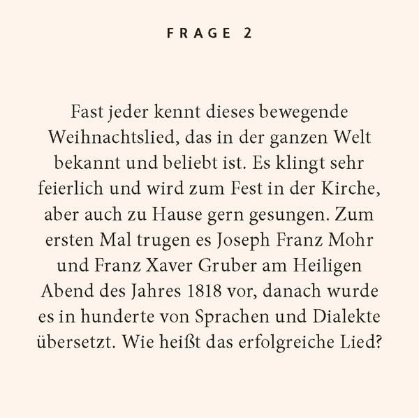 Produktbild: Weihnachten-Quiz