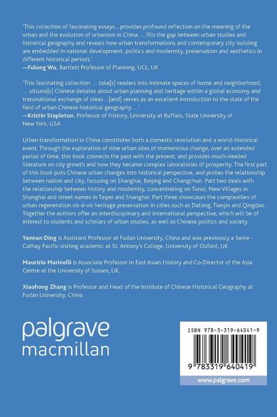 Produktbild: China: A Historical Geography of the Urban