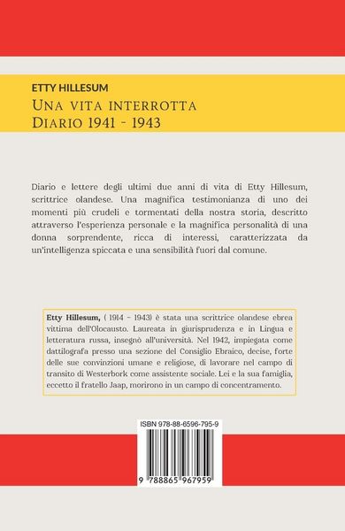 Produktbild: Una Vita Interrotta. Diario 1941-1943