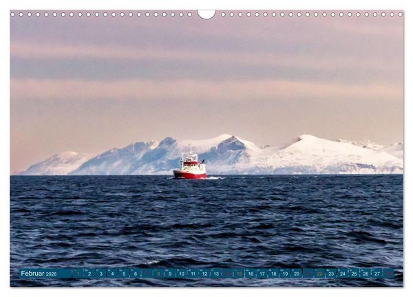Produktbild: Von Troms&ouml; nach Sommaroy - Winter in Norwegen (Wandkalender 2026 DIN A3 quer), CALVENDO Monatskalender